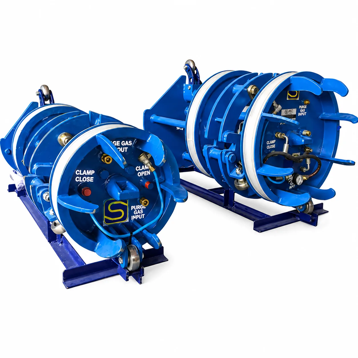 DSS Pipe Clamp with Purging Arrangement Hydraulic Internal
